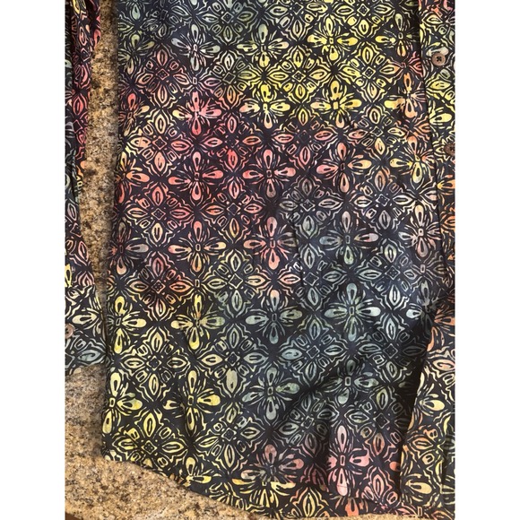 Pete‎ Huntington Bali Hawaiian Floral Shirt 2XL Long Sleeve Colorful Vacation - Picture 5 of 12